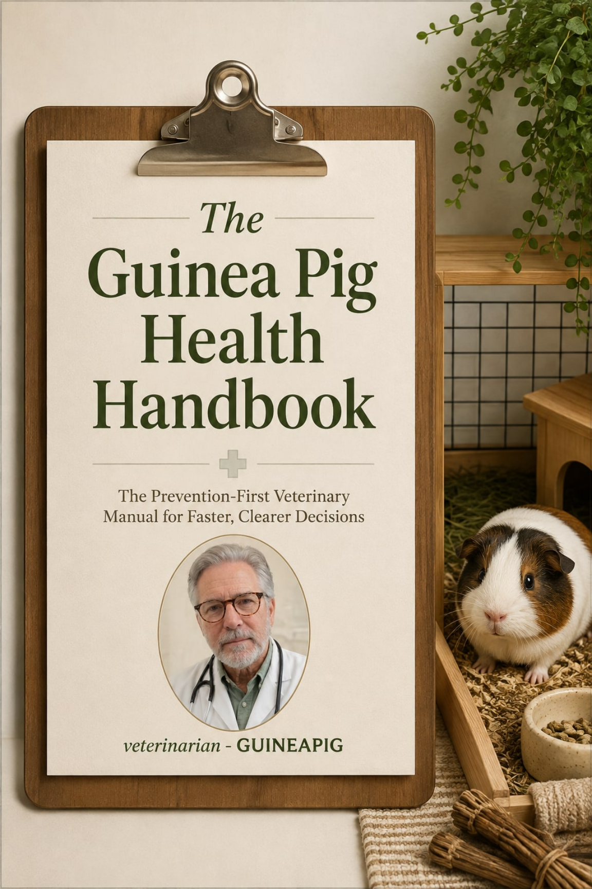 Cover of The Guinea Pig Health Handbook